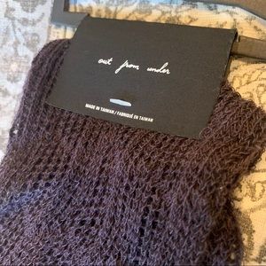 Out From Under Boot Socks Knit Lace